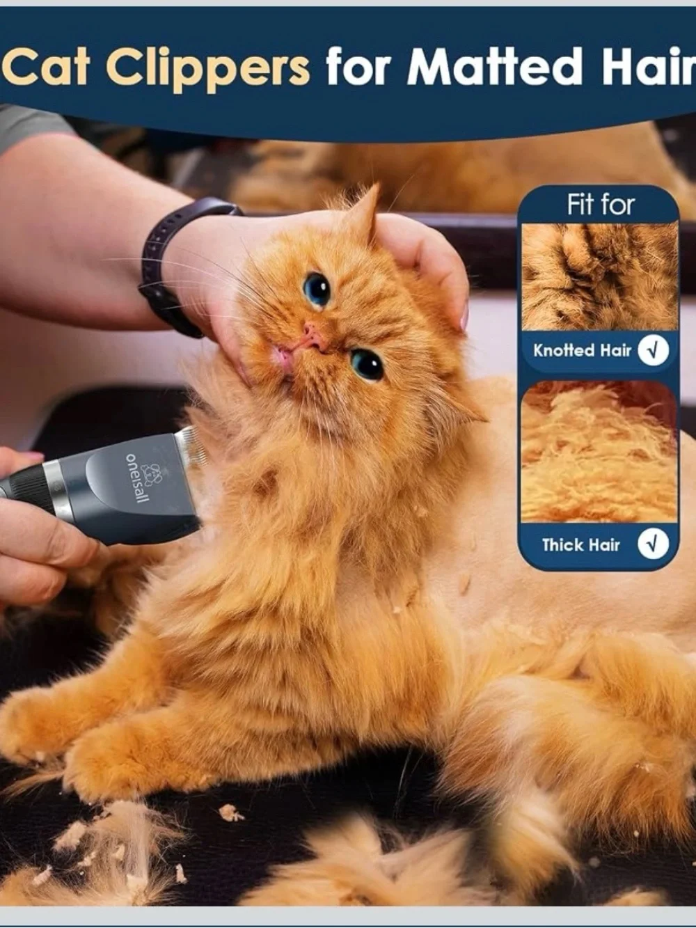 Oneisall Cat/Dog/Pet grooming kit
